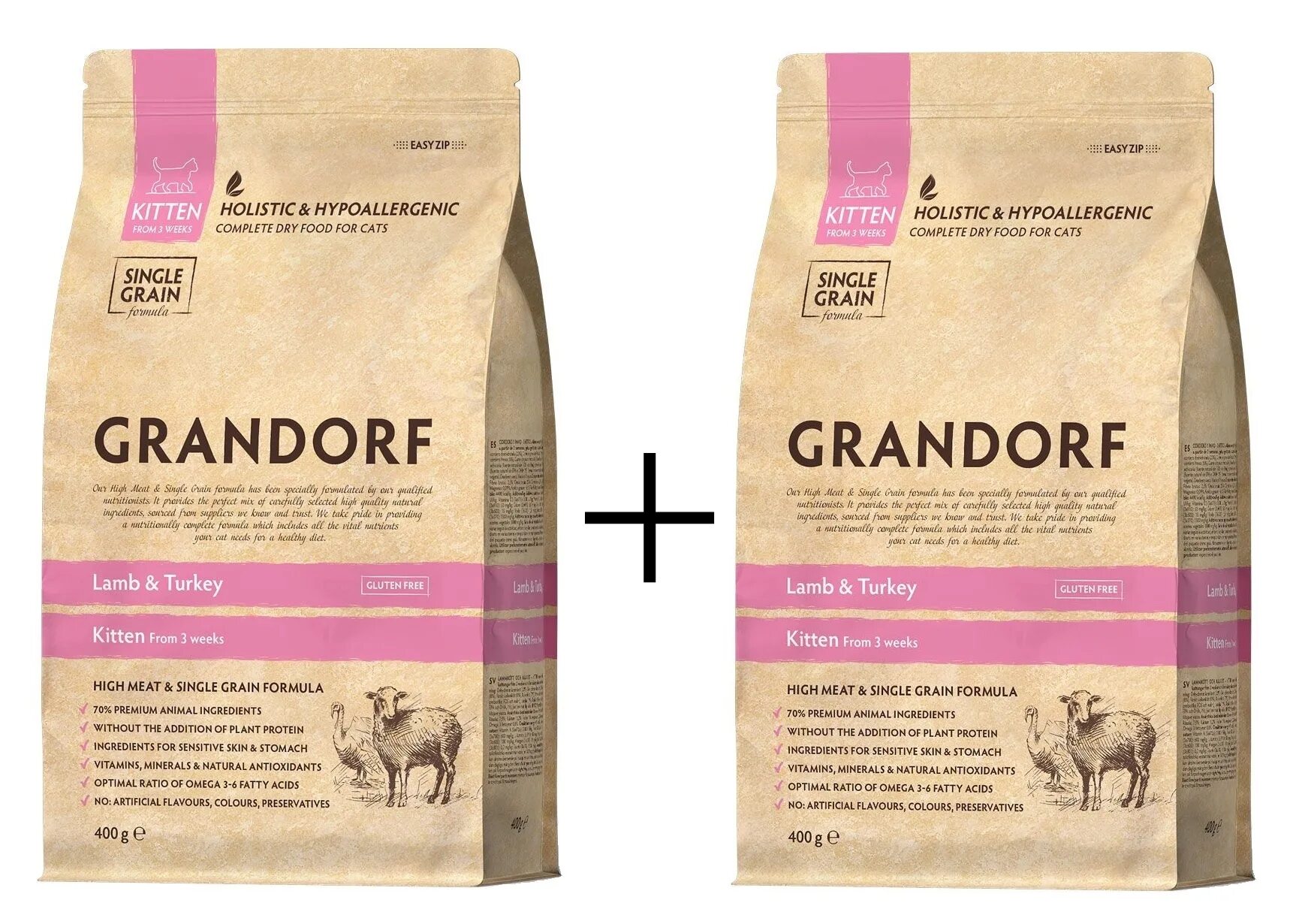 Grandorf корм для кошек ягненок