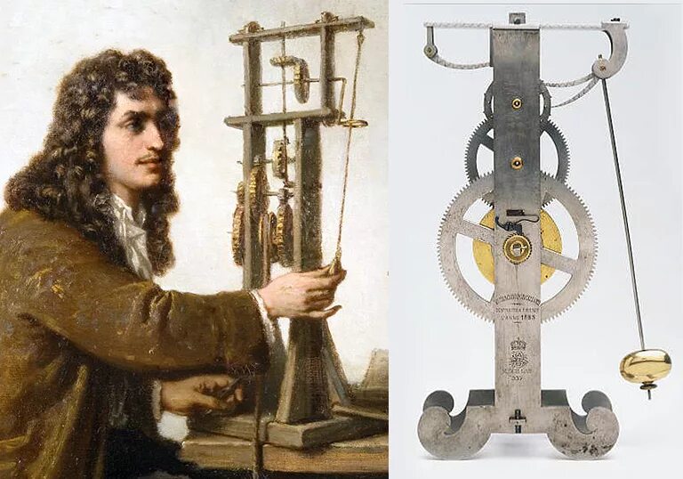 Механизмы нового времени. Галилео Галилей маятниковые часы.