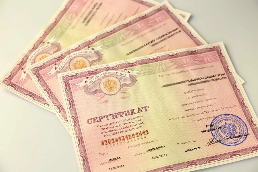 Получить рвп патент. Сертификат носителя русского языка. сертификат о знании русского языка. сертификат о владении русским языком. сертификат о владении русским языком для получения рвп.