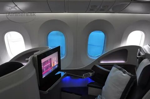 Боинг 787 дримлайнер салон