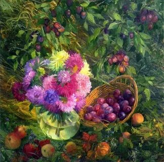 Пейзажи и натюрморты художников