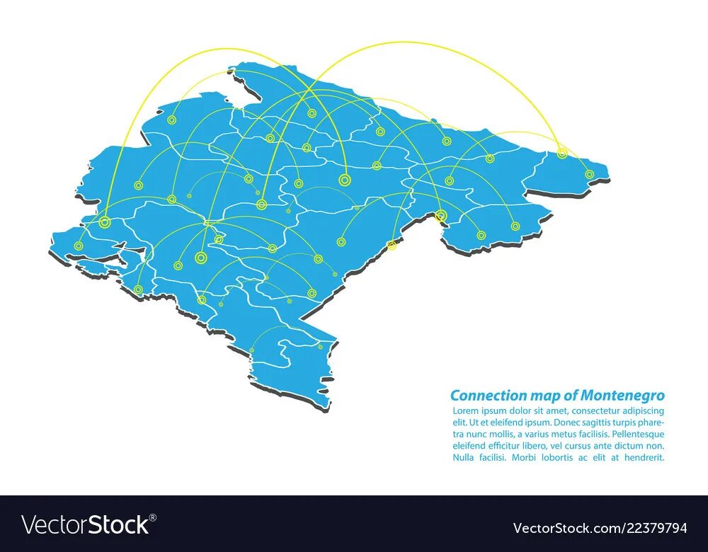 Connect карта. Карта Черногории голубая. Montenegro Map. Network Connectivity by Region Georgia.