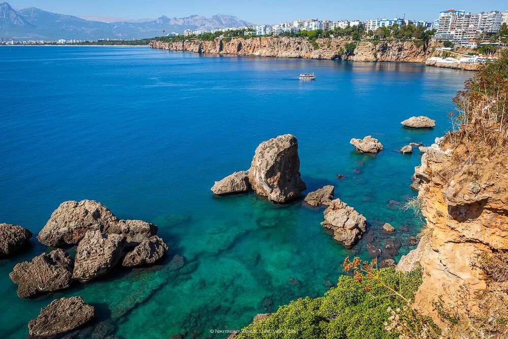 Анталья (ил). Сердце Антальи вид с моря. Antalya Province. Фотографии Анталии в высоком разрешении.