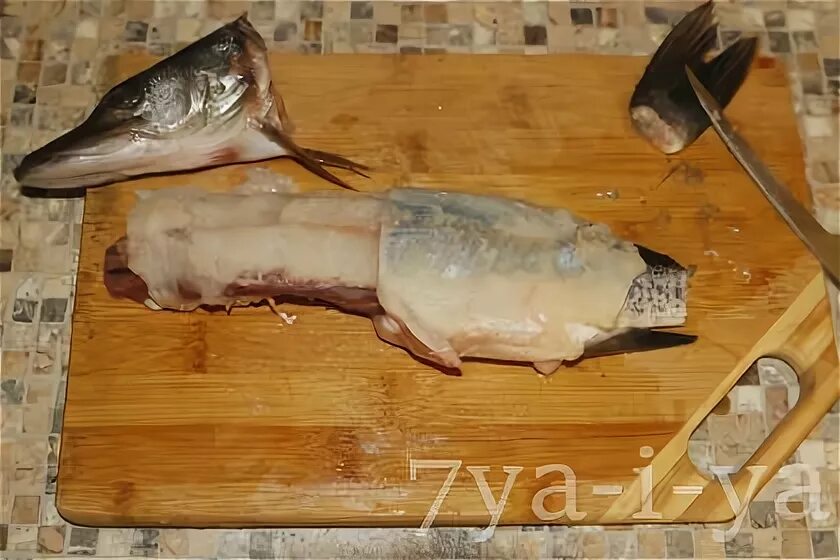 как правильно снять чулок с щуки