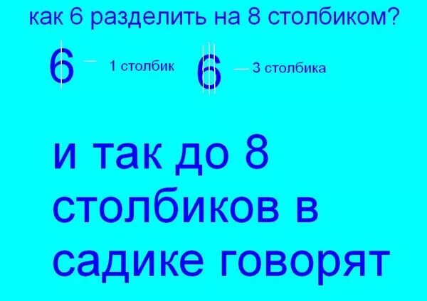 5 Поделить на 8 столбиком. Как разделить в столбик.