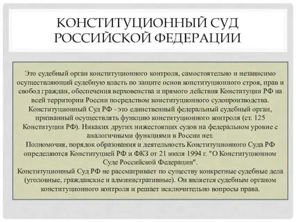 Соотношение конституционного контроля и надзора