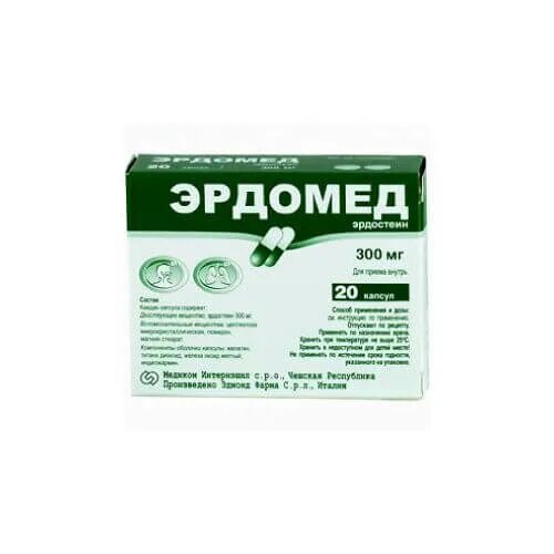 Эдомари препарат отзывы врачей. Эрдомед 300 мг. Эрдостеин 300 мг. Эрдостеин 300мг таблетки. Эдомари капсулы 300мг.