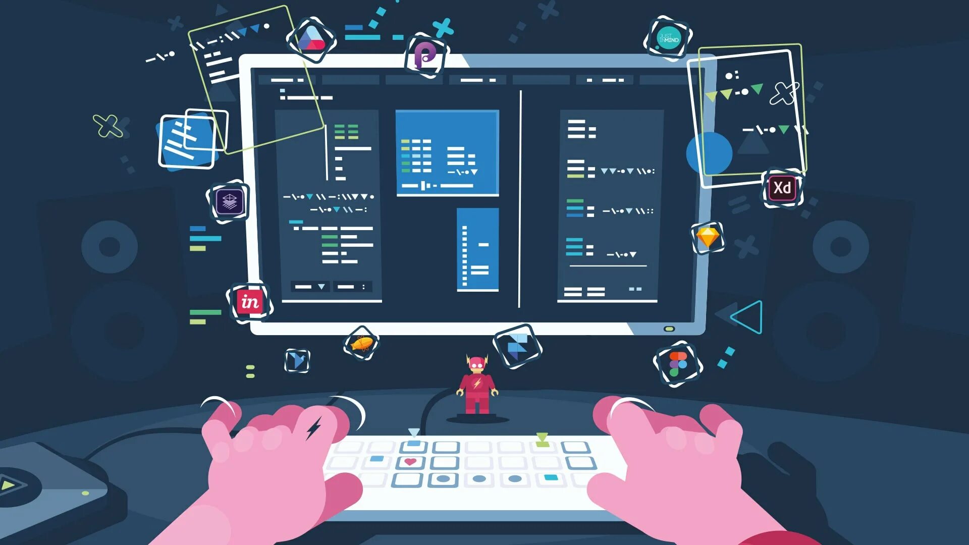 Разработчик игр и приложений. Дизайн интерфейсов. программирование. разработчик игр. разработчик приложений.