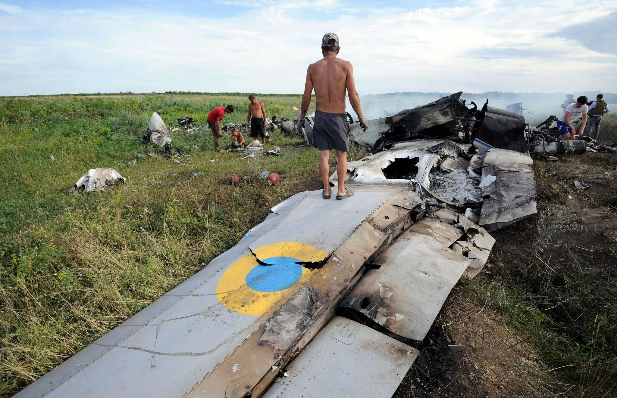 Сбитые украинские самолеты.