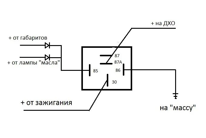 Реле пятиконтактное 12в схема подключения для дхо ♔ STAGE 18 ♖: ВЕЖЛИВЫЕ ДХО KIA Rio (3G), 1,6 л, 2012 года электроника DRIVE2