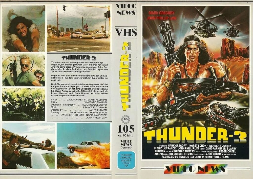 3 гром. Тандер 1988. thunder 1974 thunder. thunder warrior 3 1988. операция гром vhs.