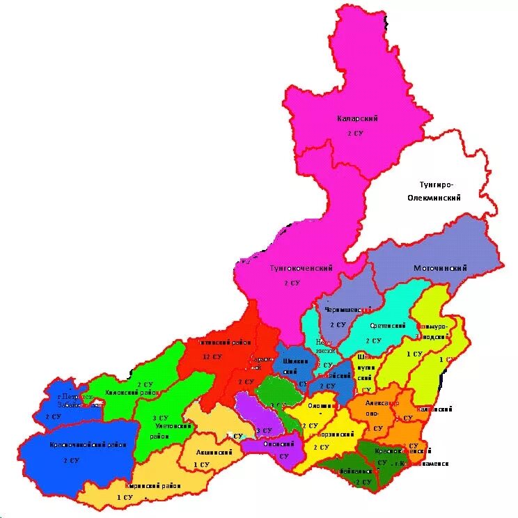 Карта Забайкальского края с районами. Карта Забайкальского края по районам. Карта Забайкальского края карта. Карта административного деления Забайкальского края.