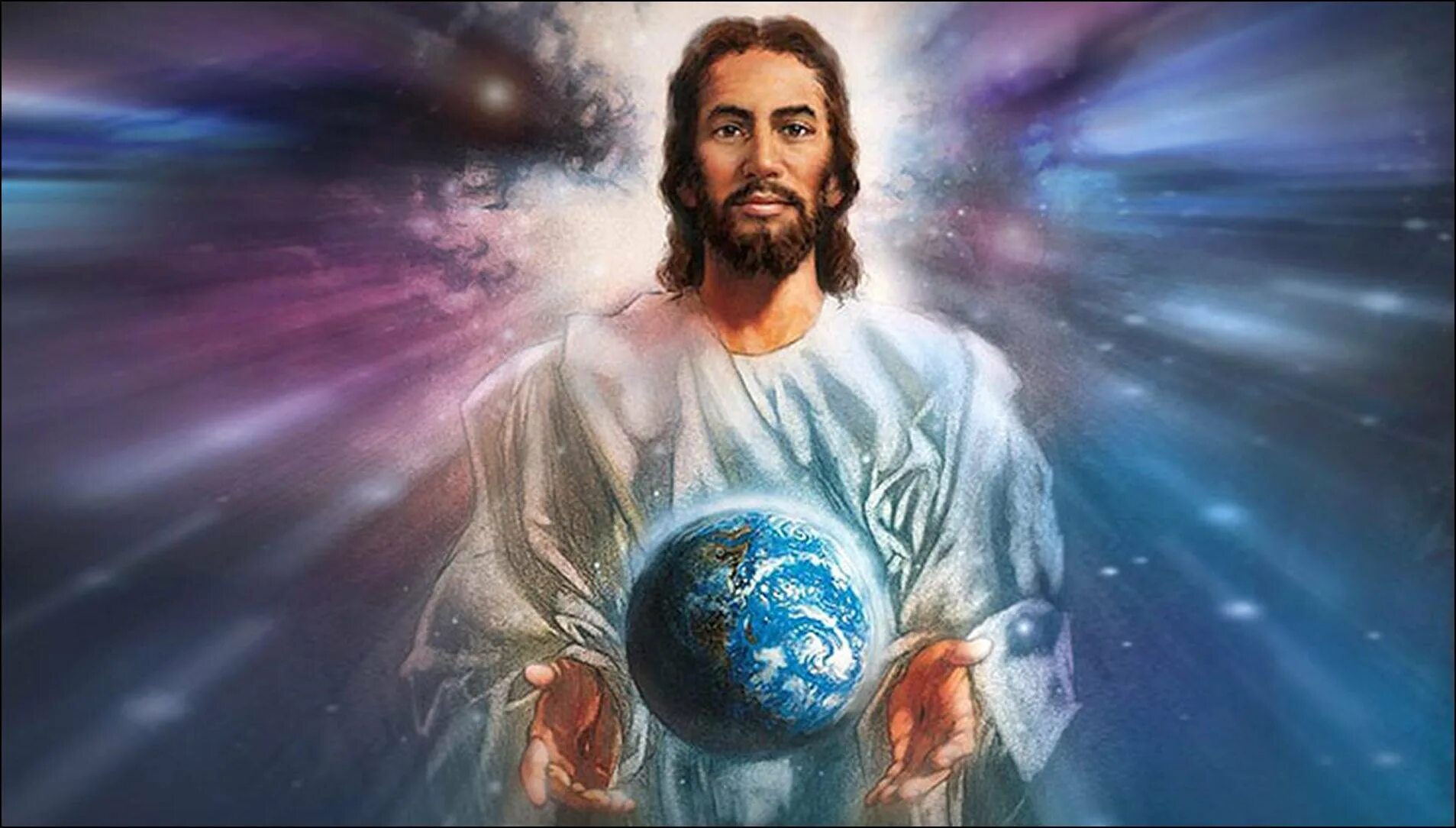 Иисус Творец. Христос и земля. Планета и Христос. Космический Христос. Удивленный бог