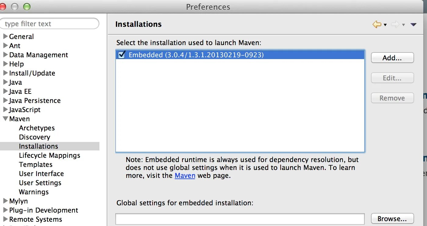 Add to installation