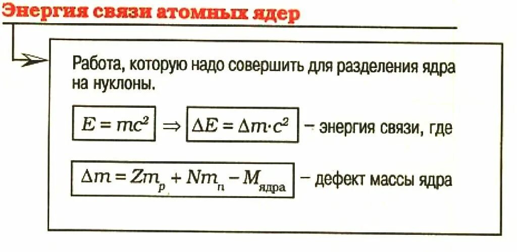 Использование энергии атомных ядер физика 9 класс. Энергия связи ядра формула 9 класс. энергия связи атомных ядер формула 9 класс. энергия связи ядра физика. формула для определения энергии связи атомного ядра.