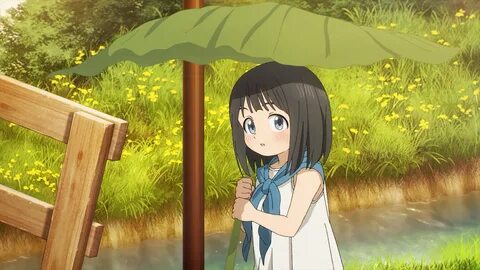 I have to admit seeing Kao with this big leaf is cute. 