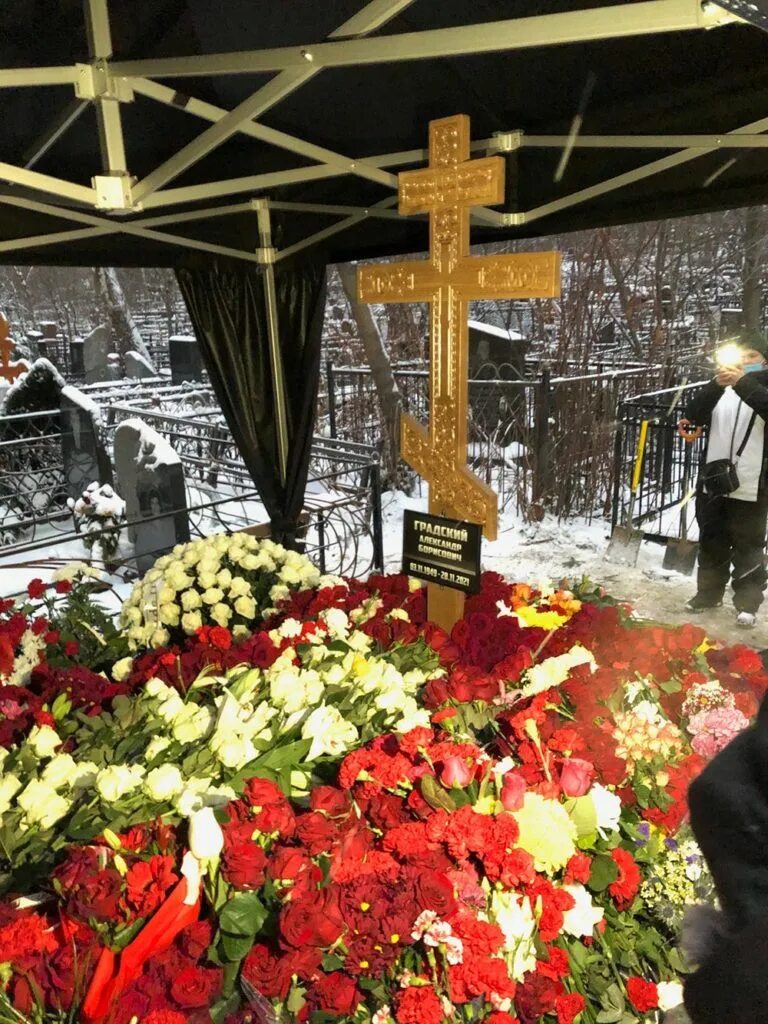 Могила градского на ваганьковском кладбище сегодня фото