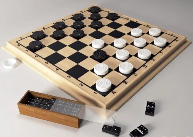Настольные игры шашки домино