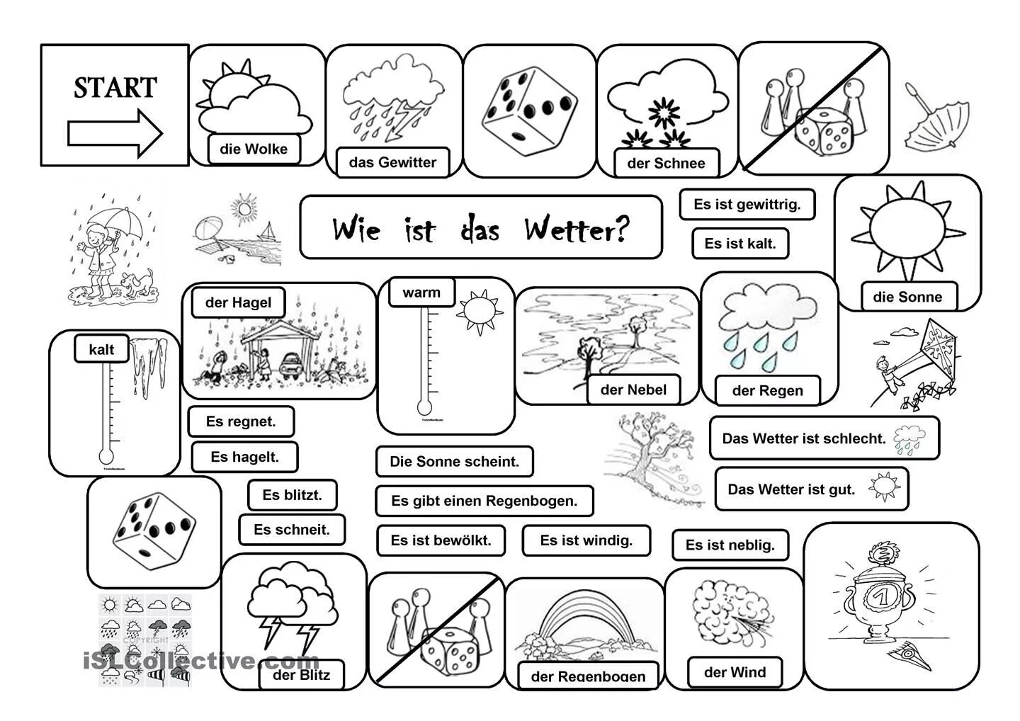 Задания на времена 10 класс. Немецкий язык задания. Настольная игра weather. Задания по теме weather. Задания по немецкому языку для детей.
