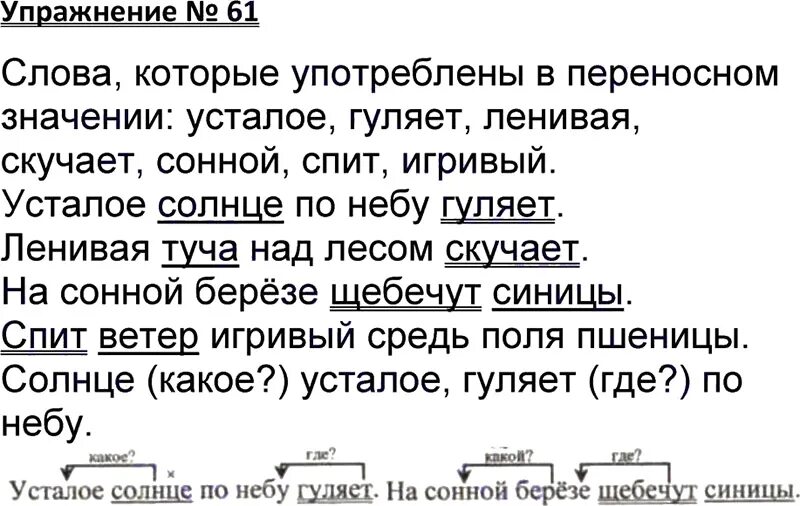 Русский язык 3 класс 1 часть Канакина ответы. Русский язык 2 класс упражнение 61. Русский язык 3 класс упражнение 61. Упражнение 61 по русскому языку 2 класс Канакина.