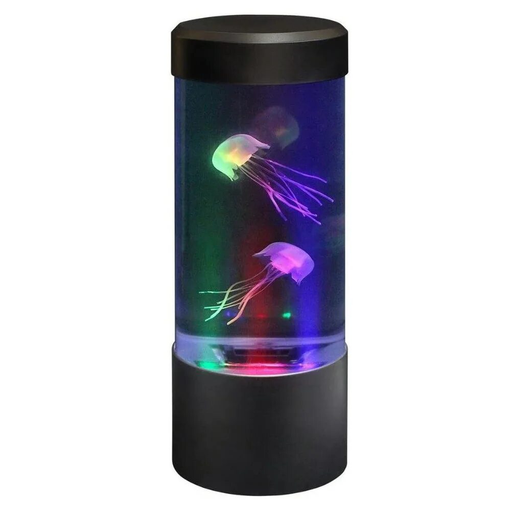 Bluetooth колонка медуза. Лампа-ночник со светодиодными медузами led jellyfish mood lamp. аквариум led desktop jellyfish tank. лава лампа с медузами. usb светильник настольный аквариум с медузами.