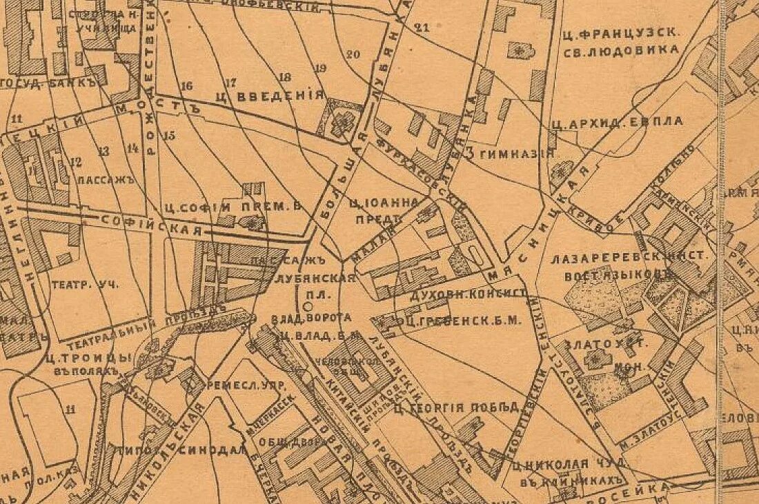 большая лубянка карта