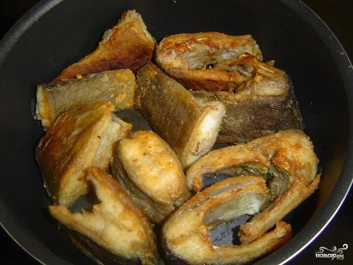 Линь в сметане