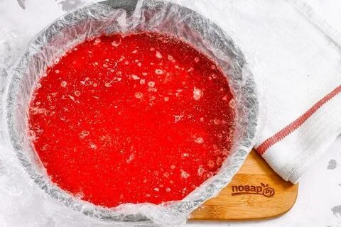 Замороженная вишня с желатином
