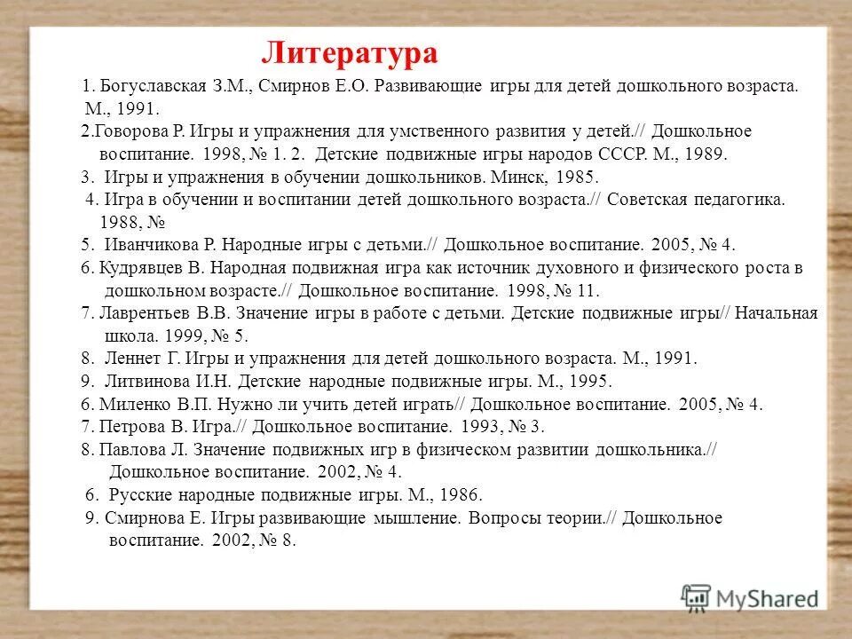 Литература для дошкольников. Литература по игре дошкольника. Игра в жизни дошкольника. Фгос. Книги по сюжетно-ролевой игре дошкольников.