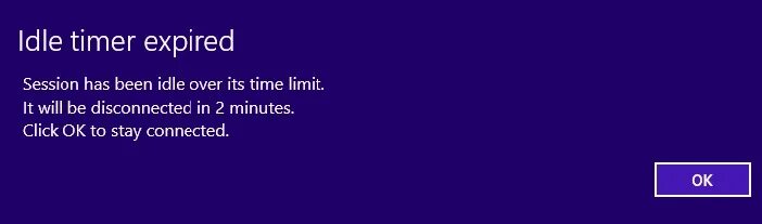 Code has expired. Idle time. idle timer expired что это за ошибка. idle time stoppa.
