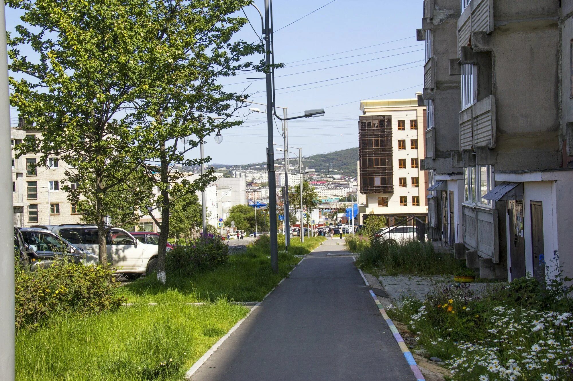 Ситцевый городок магадан улица. Магадан улица Ленина. Магадан Центральная улица Ленина.