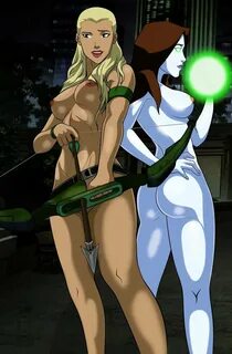 Artemis and Megan (EyeOfTheBeholder) Young Justice Scrolller.