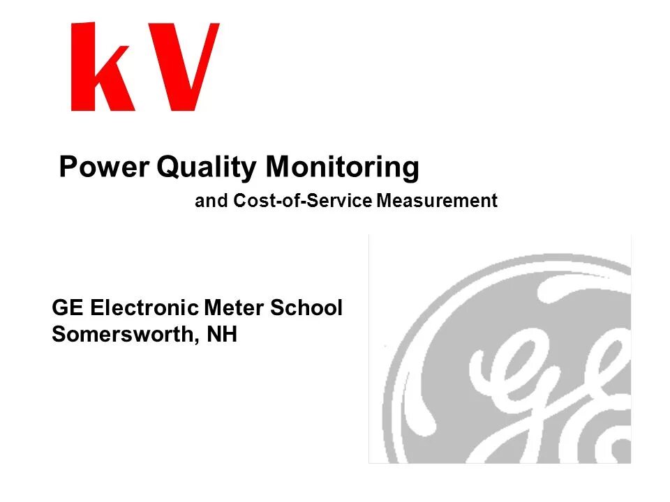 Power quality