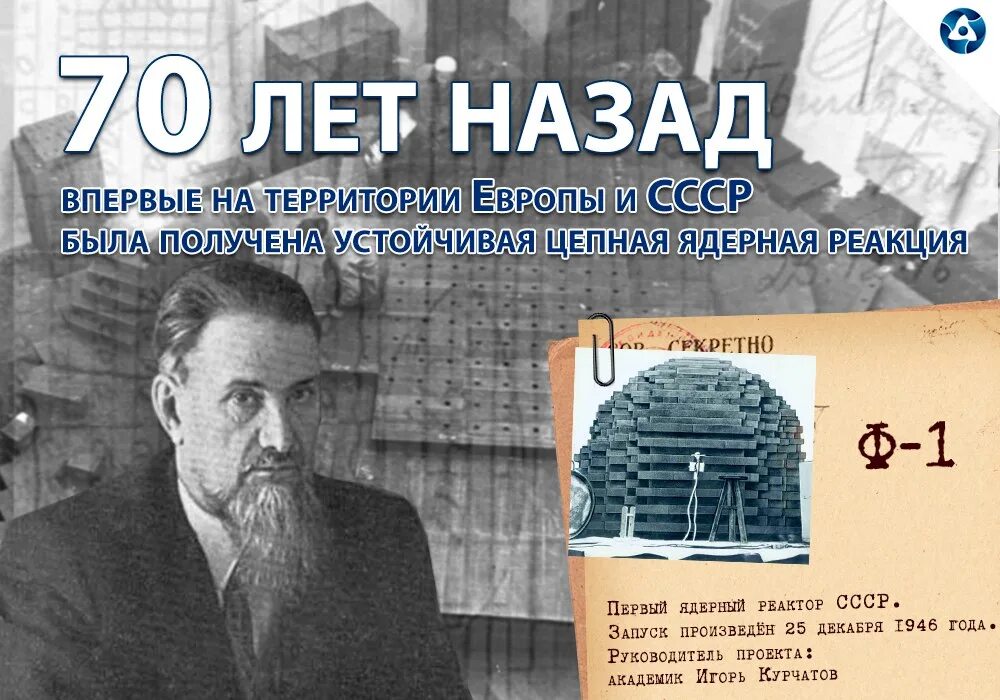 Каким по счету был ядерный реактор 1946