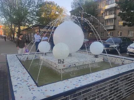Открытие фонтанов в твери