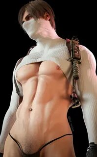 leon scott kennedy, capcom, resident evil, resident evil 4, abs, blonde hai...