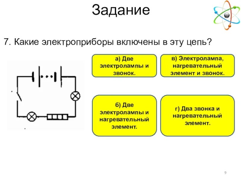 Облако знаний. Закон Ома для участка цепи. Физика. 8 класс