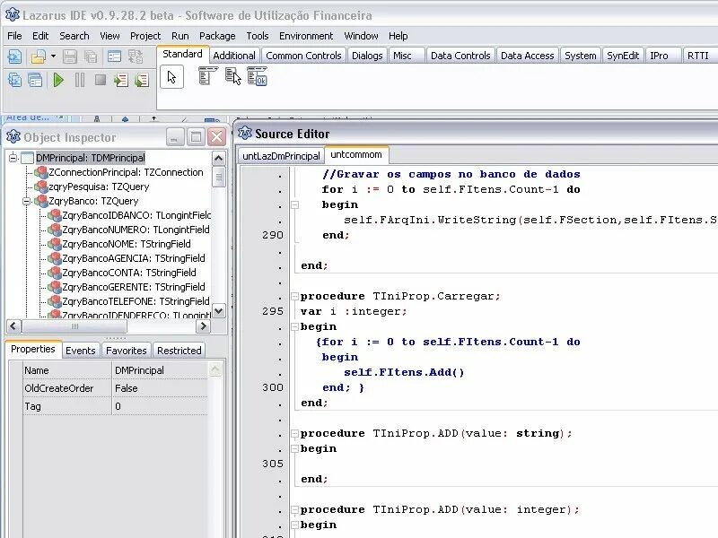 Set database