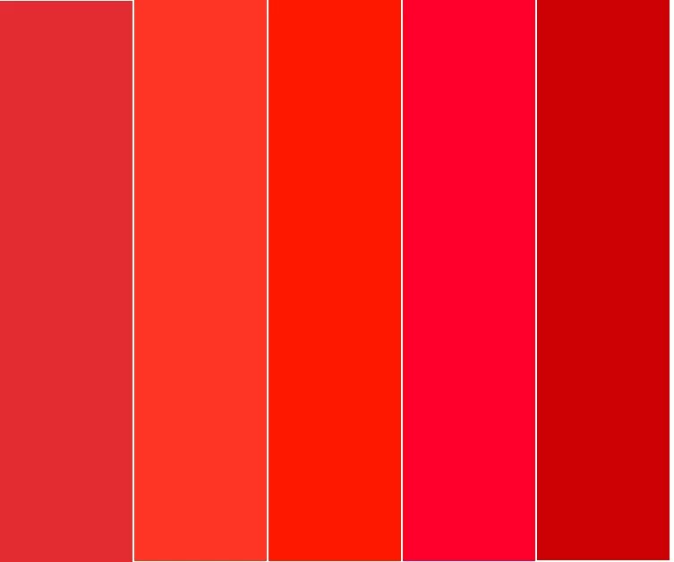 Количество оттенков красного цвета. Оттенки красного цвета. Палитра красного цвета. Теплые оттенки красного. Холодный красный цвет.
