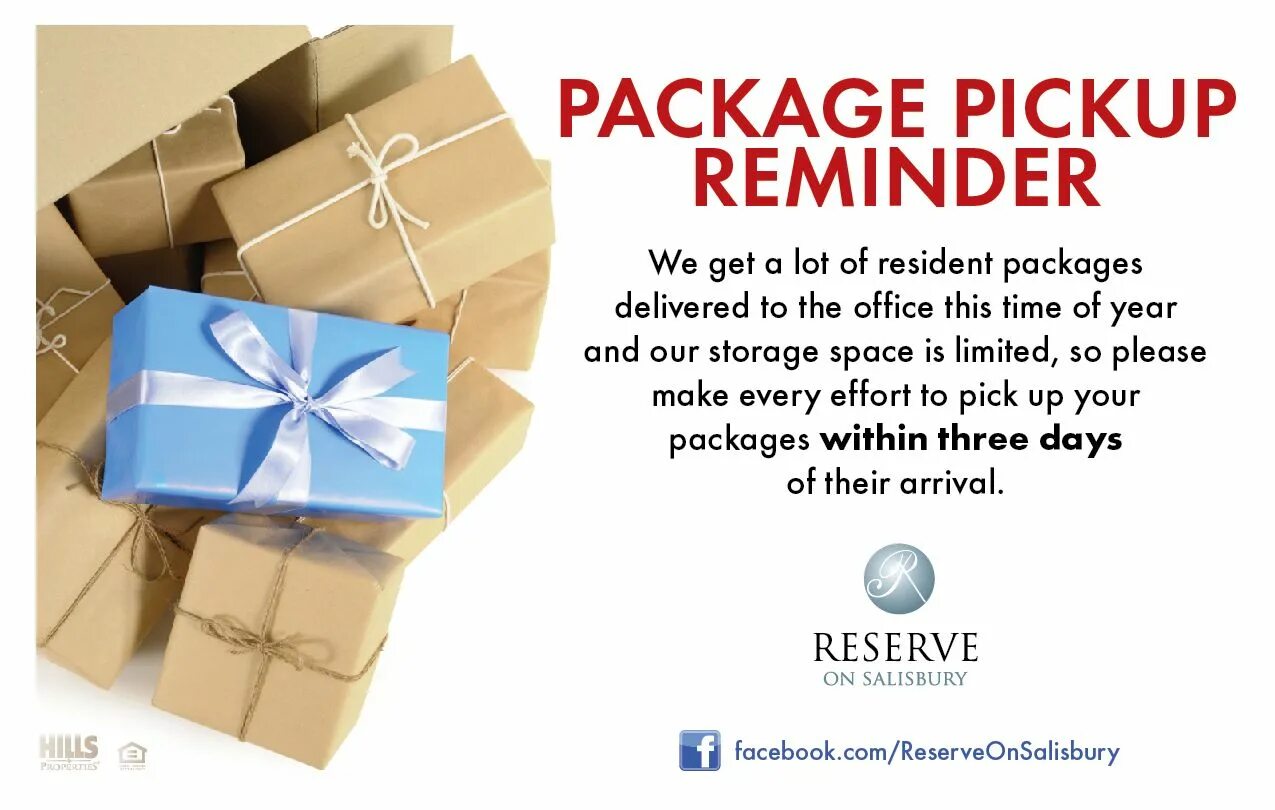 Picked up package. Pick your package.