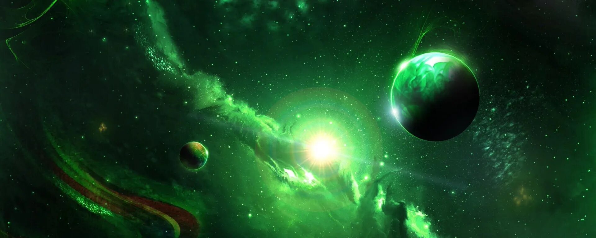 Черно зеленый космос. Зеленый космос. Изумрудная Планета. Красивый космос. Обои космос.