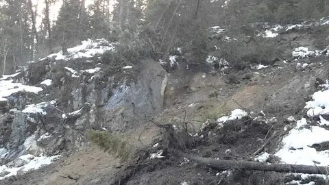 Опасность оползней в горах