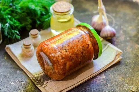 Салат с гречкой на зиму с овощами