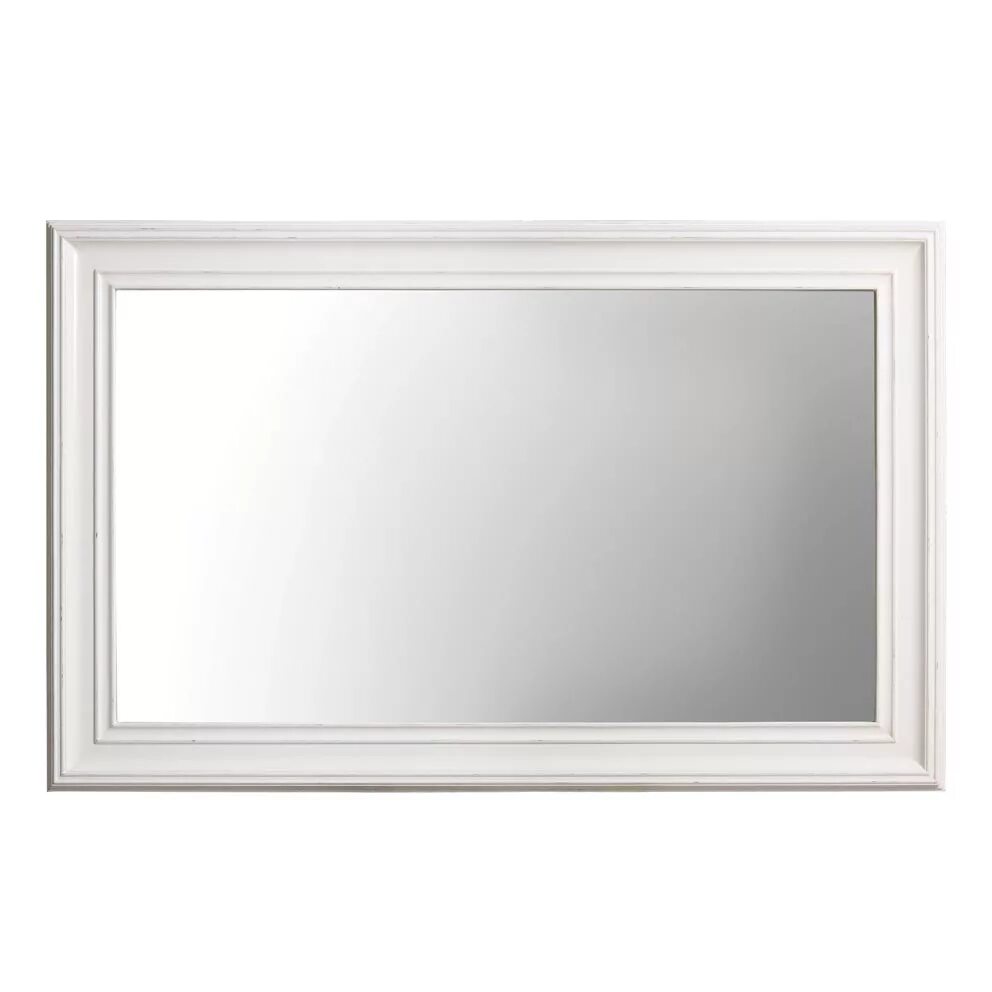 Зеркало Lazurit белая рама серебристый 6116. Прямоугольное зеркало в белой раме. Зеркало горизонтальное в раме. Зеркало в белой рамке.