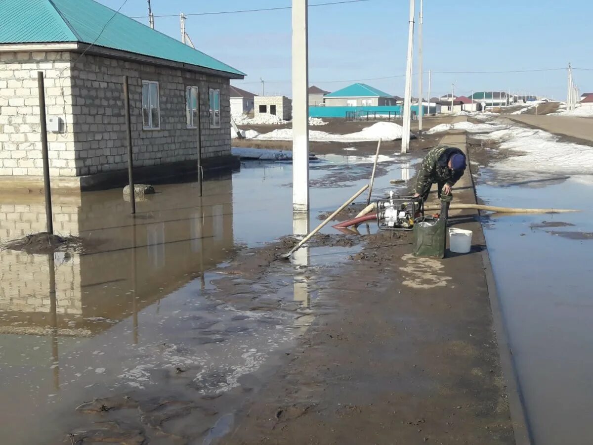 Паводок в ЗКО 2023. Мобильные противопаводковые стены. Наводнение на дороге Кызылординской области. Наводнение в Актюбинске фото.