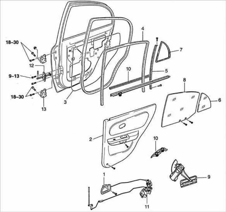 Стекло двери киа рио. Киа Рио 3 дверь передняя схема. Механизм открывания двери Киа Рио 2. Снятие дверной карты Киа Рио 4. Механизм открывания двери Киа Рио 3.