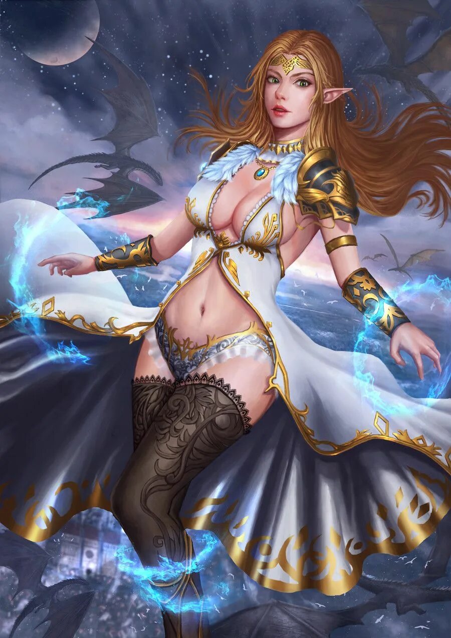 Эльфийка тиранда. Эльфийка с огромными сиськами. Lerapi арты. Эльфийки. Эльфийка пандора сага.