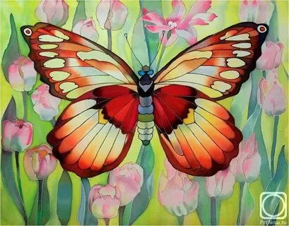 Алмазная мозаика картина стразами Бабочка, 15х20 см