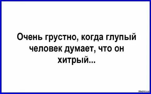 Тупое думает что оно хитрое