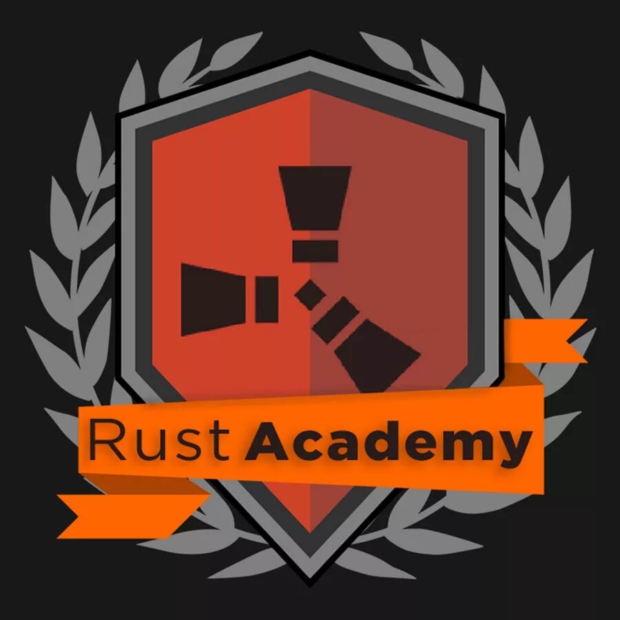 Rust academy. Академия rust лого. black trust academy.